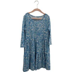 Lilly Pulitzer Geanna Swing Dress Took me by Sunrise Long Sleeve Crew Neck 8-10